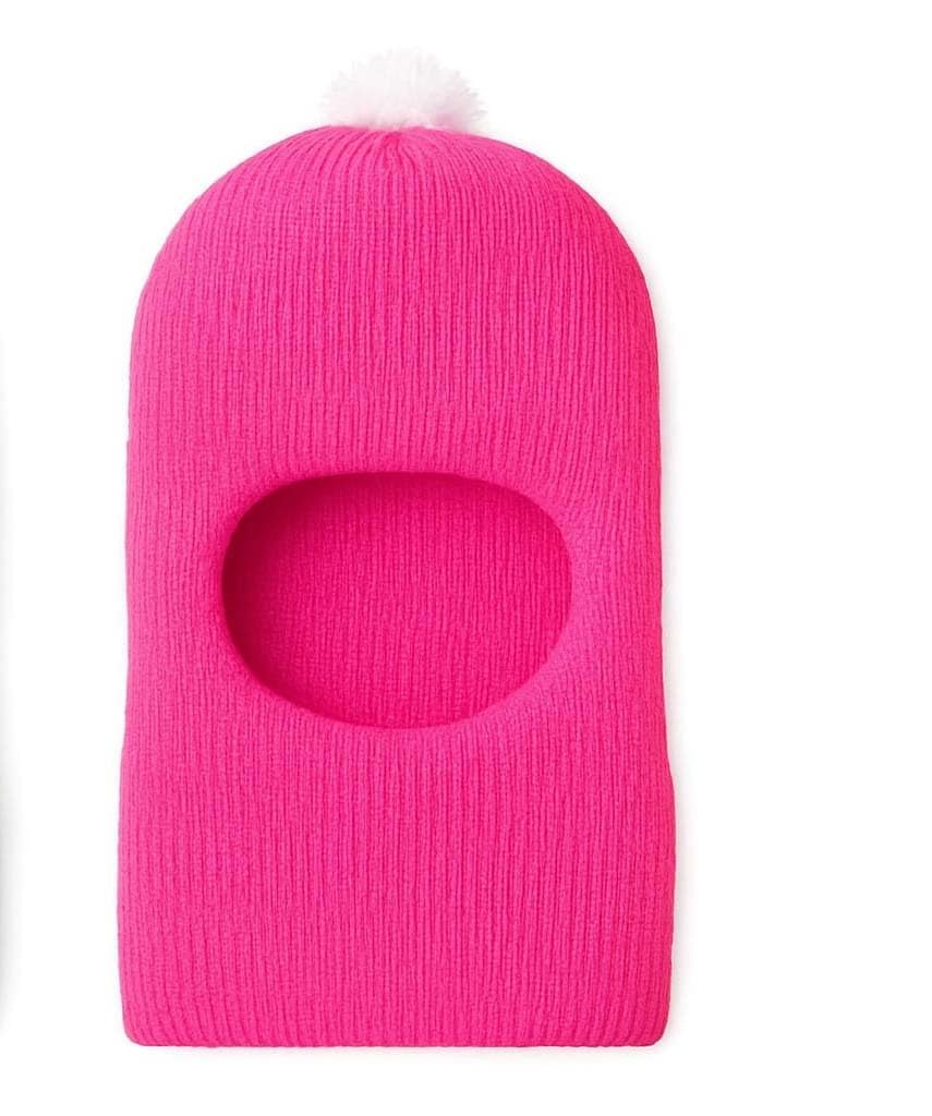 Nephar Unisex Monkey Cap, Made of Soft Woolen for Better Comfort and Design_Pack of 2 (in, Age, 0 Months, 3 Months, Green|Pink) 1