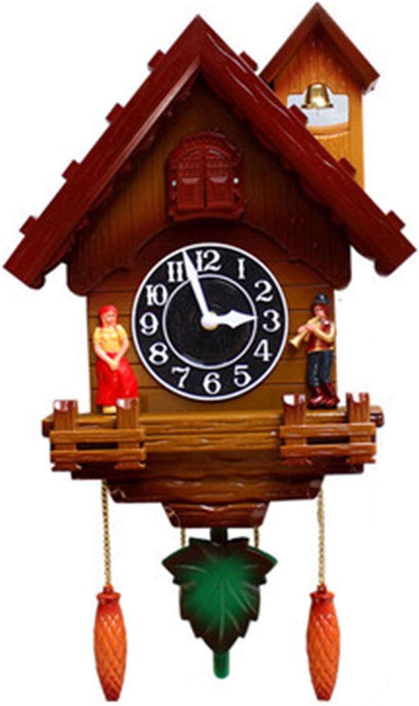 Cuckoo Clock Cuckoo Wall Clock Voices Or Call Pendulum Bird House Art Home for Home Decor