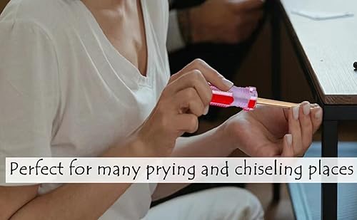 Miniatura 8 de WEDO Destornillador, destornillador ranurado sin chispas, destornillador de cabeza plana con tapa de golpe, cobre de berilio, longitud 7.598 in (8