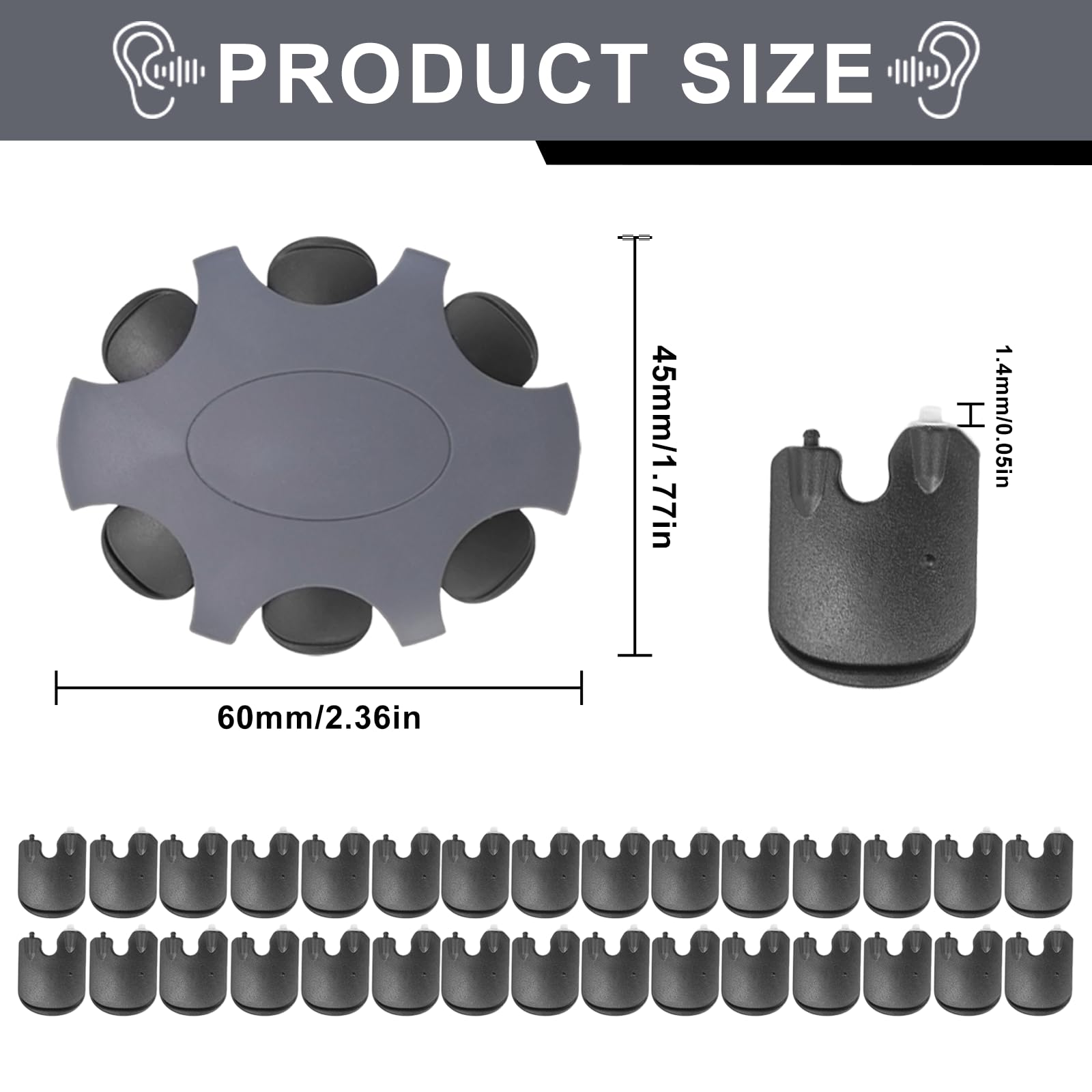 Filtros de audífonos para Oticon Prowax Minifit (5 paquetes/30 filtros) Filtros de cerumen para audífonos para Bernafon y Auditio 6 filtros por paquete | Filtro Cerumen para audífonos para audífonos Accesorios para audífonos Bernafon y Auditio 6 filtros p