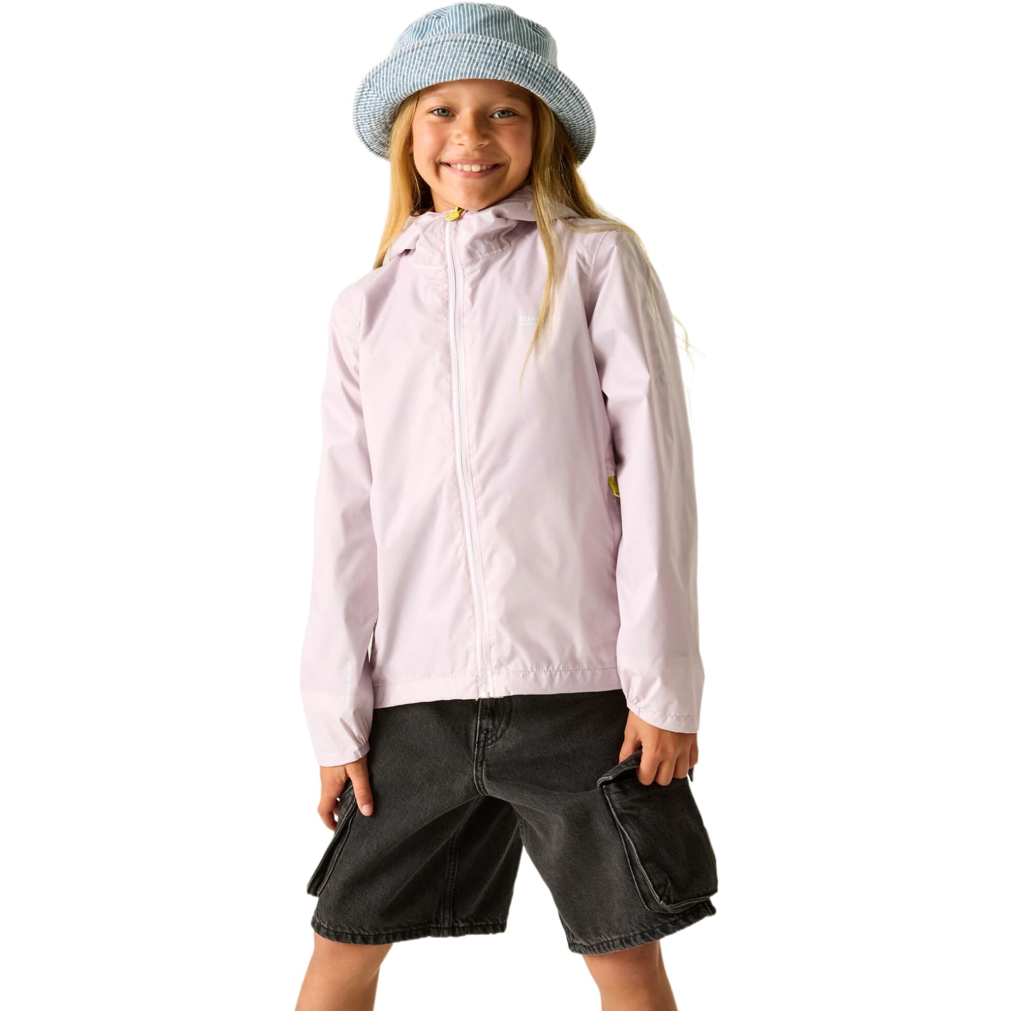 Regatta  Kids Pink Kids Lever Waterproof Isolite Jacket in Size 3 - 4 Years, Sports Direct