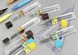Pentel Super Hi-Polymer Lead Refills, 0.5mm, 12 Leads per Tube, Black (C505-HB) – view 4