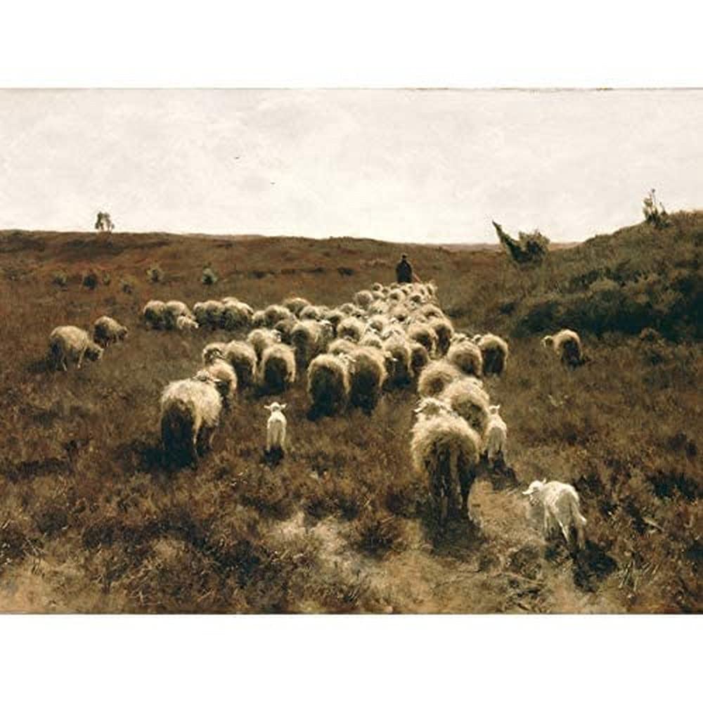 Anton Mauve The Return Of The Flock Laren Unframed Wall Art Print Poster Home Decor Premium