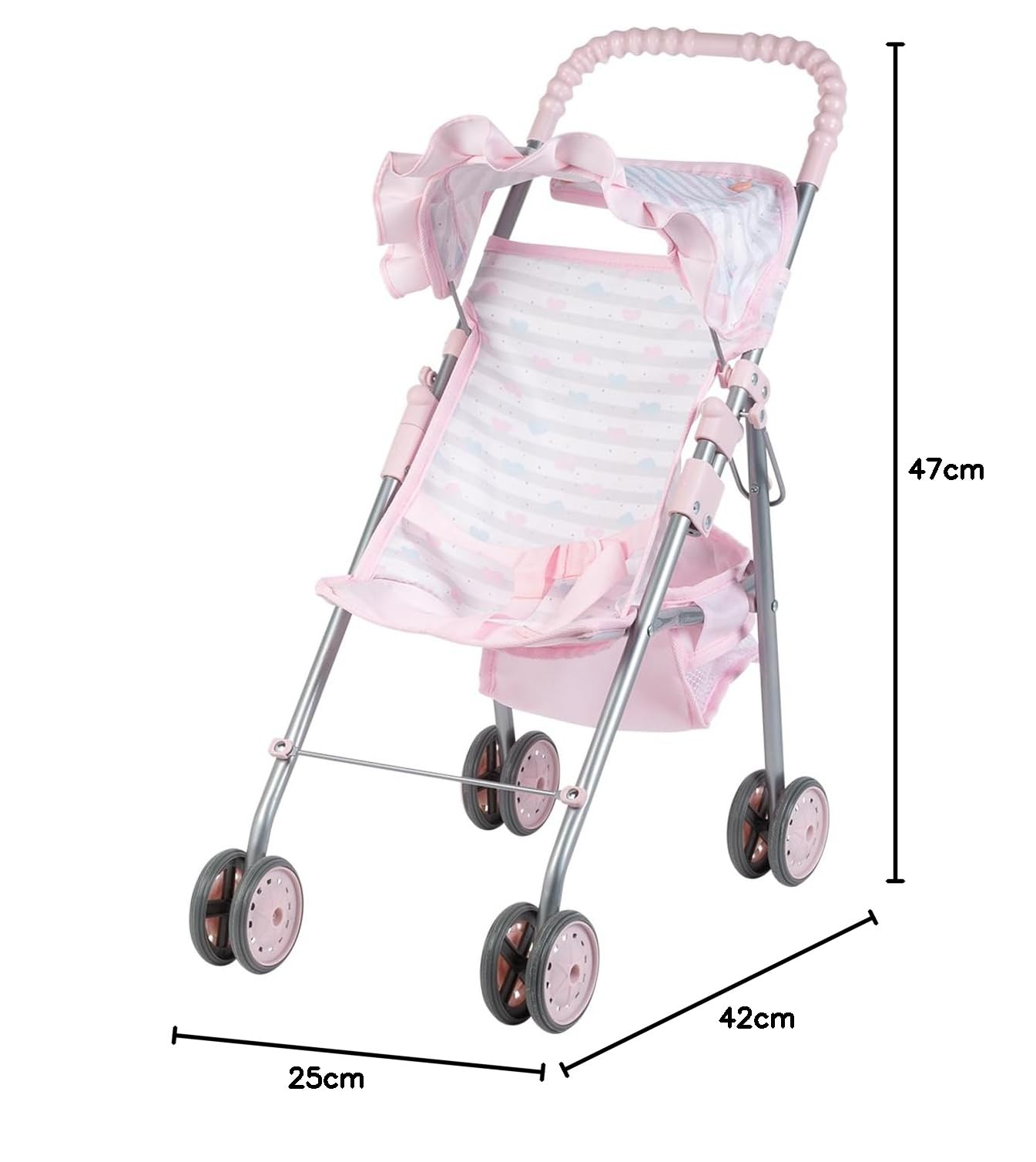Adora Baby Doll Passeggino Rosa Medio Ombra Ombrello Passeggino, Può Per Bambole fino a 50,8 cm e Animali Di Peluche
