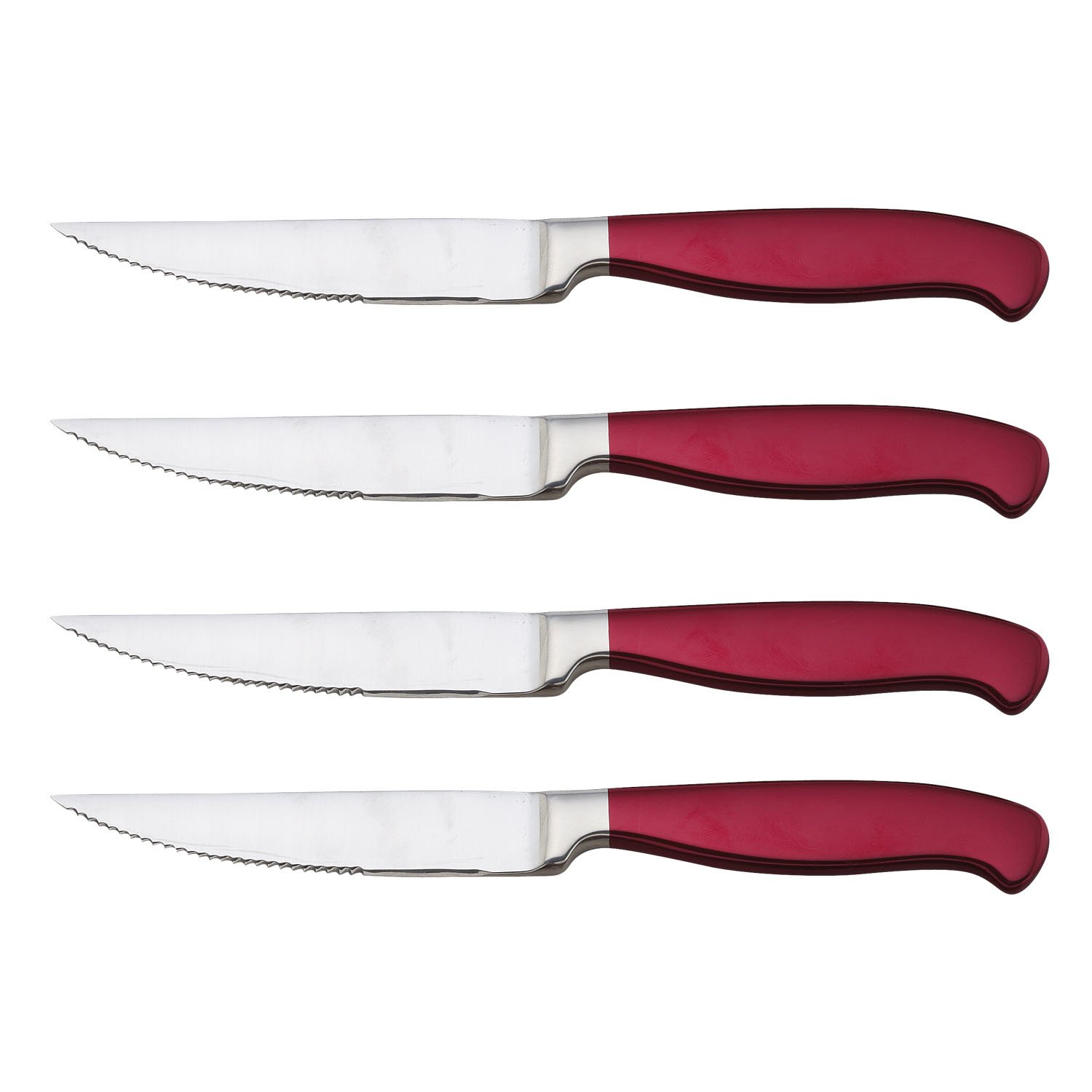 Hampton Signature – Argentum – 4 Piece Steak Knife Set – Red