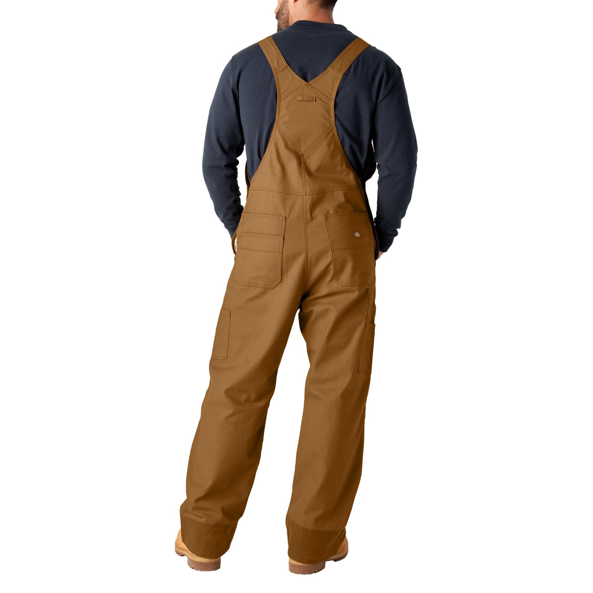 Dickies Herren Tradebuilt Wax Coated Canvas Double Front Bib Latzoverall (1er Pack)