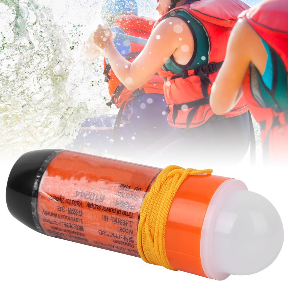 Boat Life Jacket Light, Easy to Carry Small and Exquisite Lightweight and Compact Life Jacket Light for Swimming