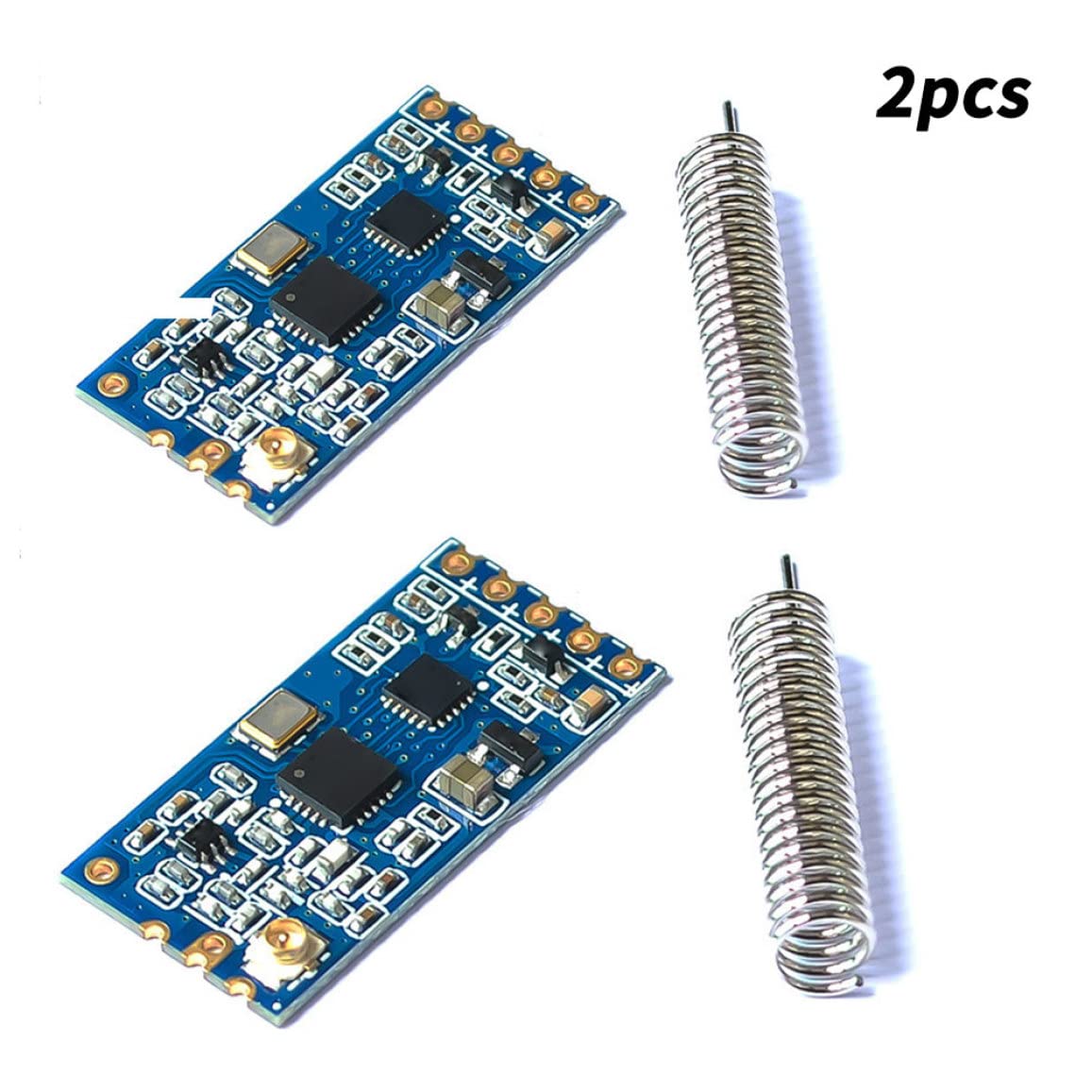 2PCS Module de Port série sans Fil 433MHz HC-12 SI4463 SI4438 1000m Transmission DE Distance