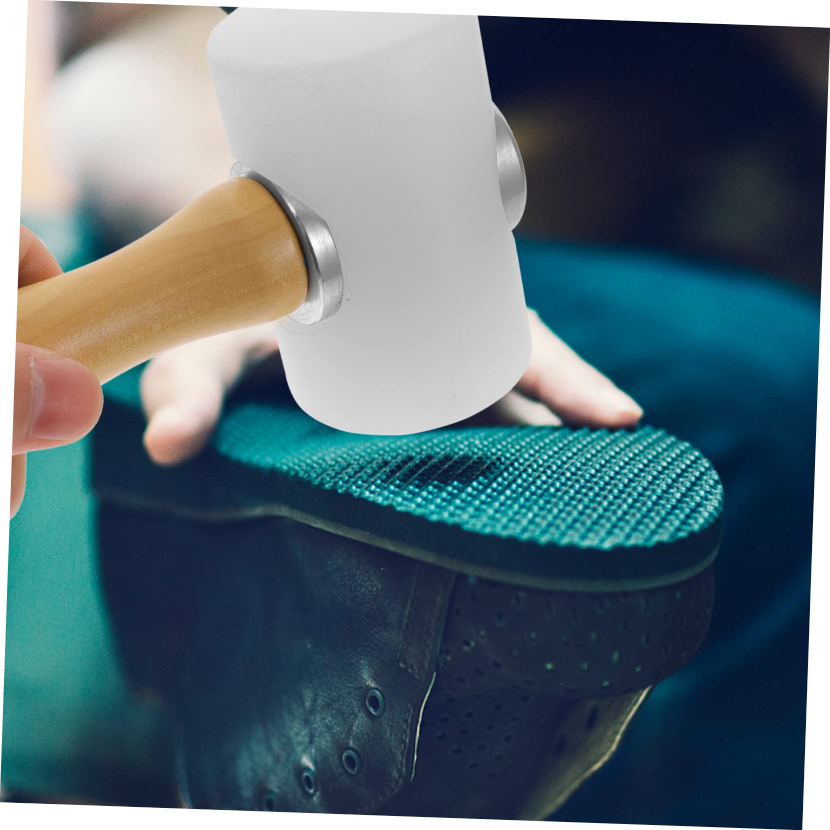jojofuny 2 Piezas Martillo Para Tallar Cuero Diy Herramientas De Cuero Manualidades Mango De Madera Para Tallar Para Trabajos De Bricolaje