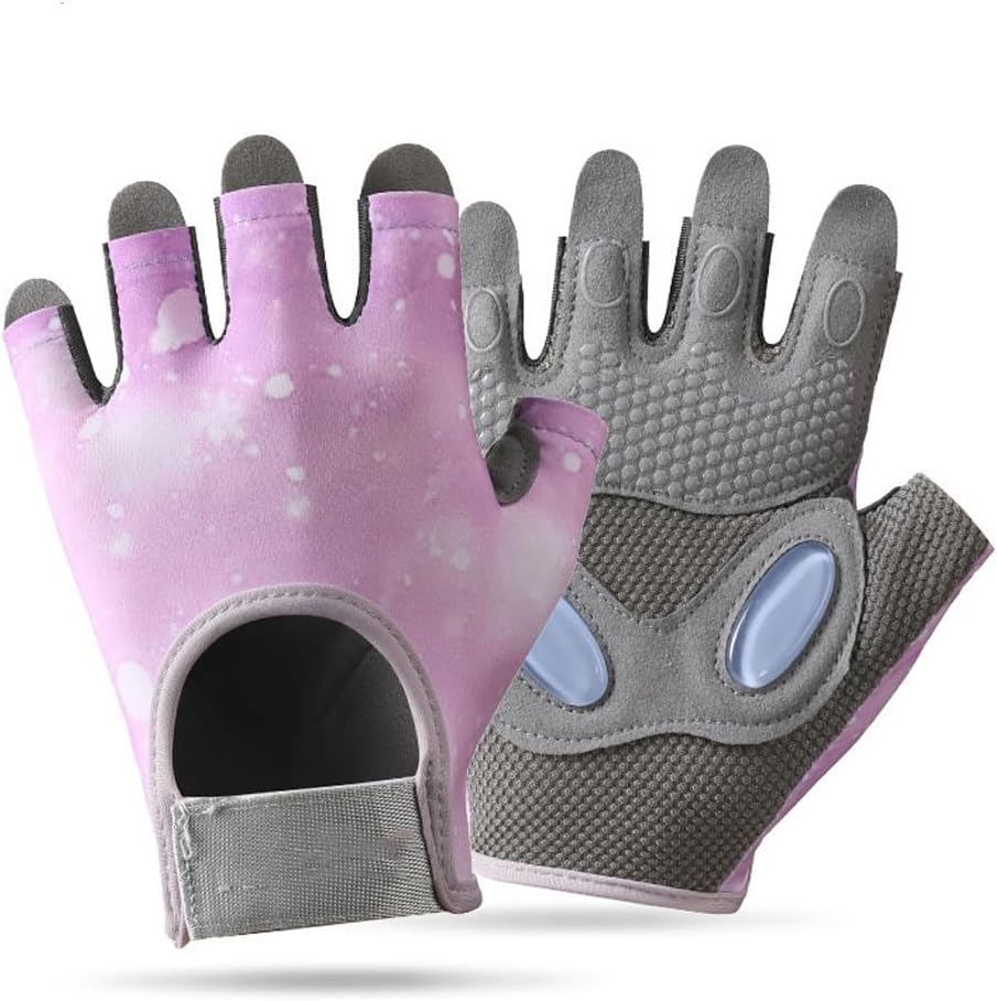 Sports Fitness Gloves Yoga Exercise Non-Slip Cushioning Wear Resistant Gloves Half Palm