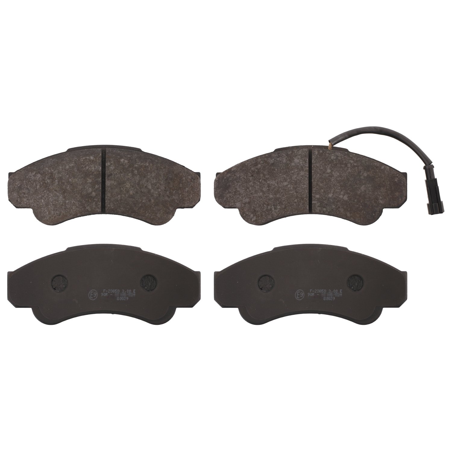 febi bilstein 16663 Brake Pad Set with fastening material, 1 unit