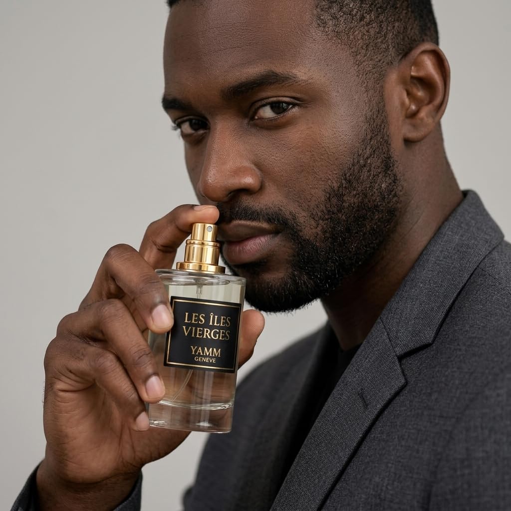 Les Îles Vierges – Extrait de Parfum – Coco-Citron Vert – 50 ml | Accord tropical solaire, frais à la tenue durable, avec citron vert, noix de coco, rhum blanc, canne à sucre et musc.