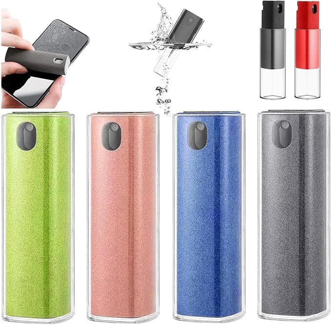 Pristine Screen Cleaner,Pristine Clean Screen Cleaner, Pristine Screens,Screen Cleaner Spray,for All Phones, Laptop and Tablet Screens (4 pcs- B)