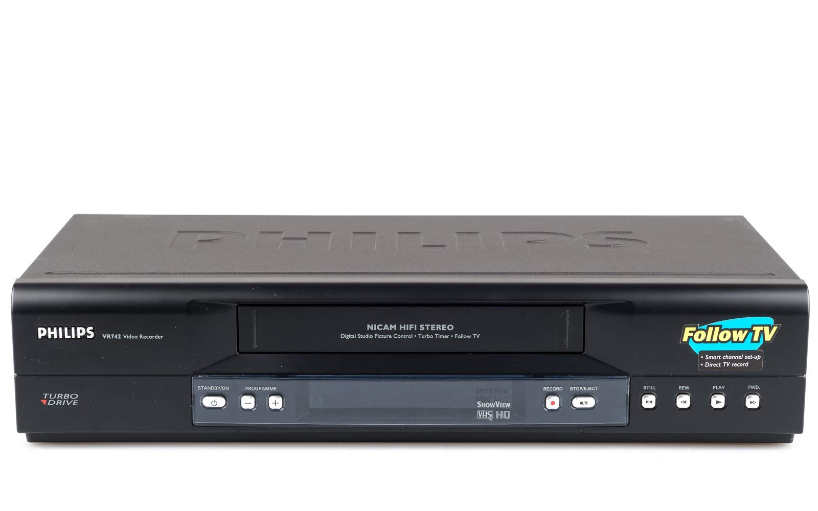 Philips VR 742 HiFi-Videorekorder schwarz