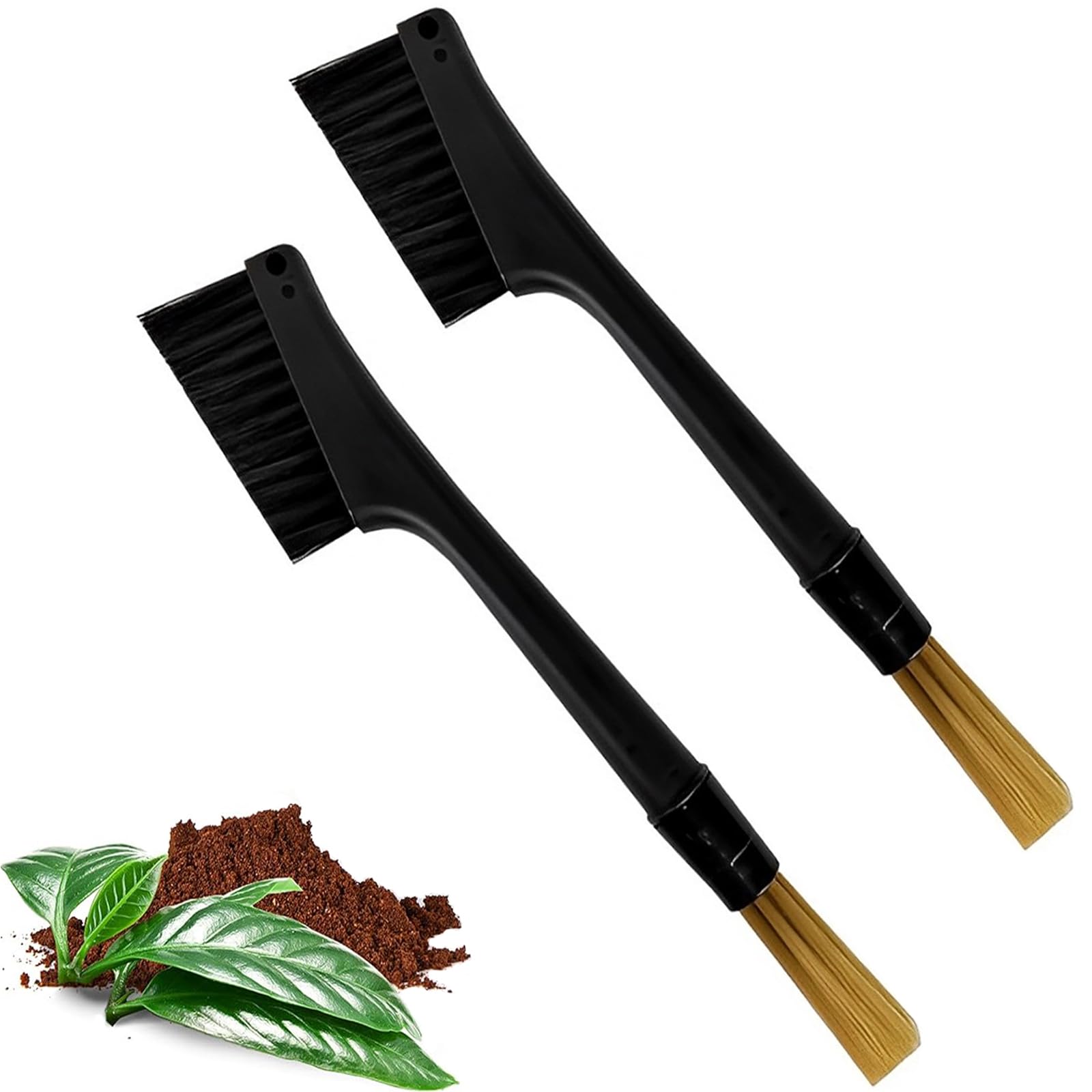 Brosse de nettoyage pour machine à café pour éliminer les résidus de grains et broyeur