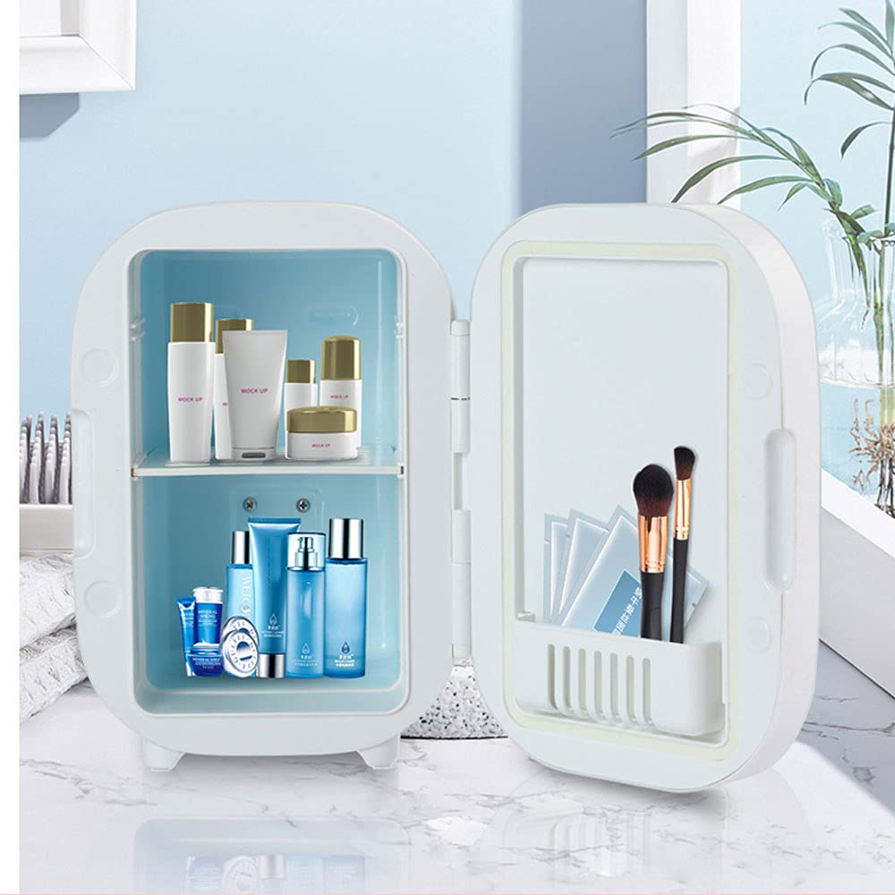 8l Mini Nevera De Belleza DirigiÓ Nevera Para El Cuidado De La Piel MáS FríO/MáS CáLido Congelador Para Dormitorio Coche