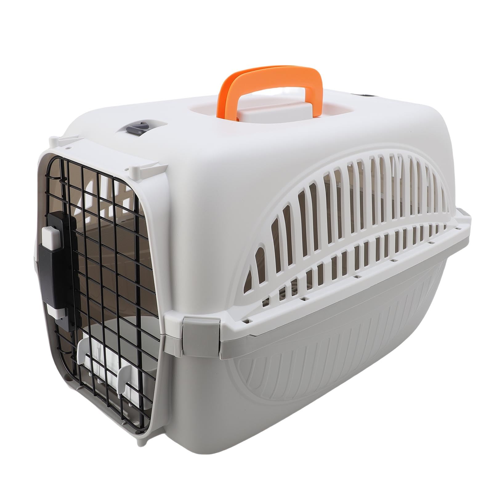 Caisse de Transport Rigide pour Animaux de Compagnie Portable Facile Monter avec Ventilation Renforc e Adapt e Avion IATA Chien Chat