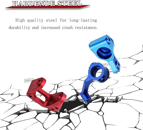 Miniatura 5 de Pieza de actualización para 110 ECX 2WD, bloque de ruedas de aleación y bloques de dirección y portadores de eje trasero para Ecx 110 2WD Ruckus Axe