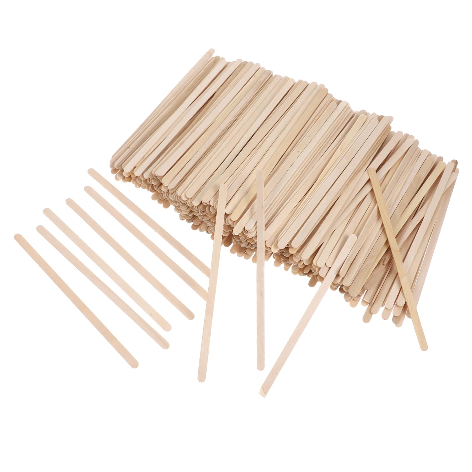 SOLUSTRE Sustainable Coffee Bar Accessories 1000pcs Wooden Stir Sticks Easy to Use