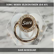Kaplama  simli Bebek Silikon Emzik, 0-6 Ay, Beyaz