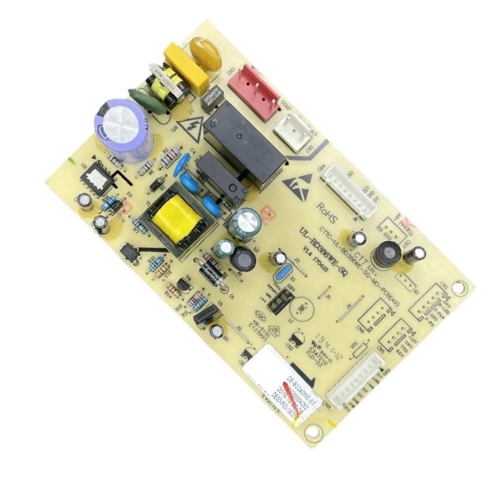 Carte Mère De Réfrigérateur, Compatible for Midea, Carte De Commande De Réfrigérateur CE-BD240WE-ST Circuit PCB 17131000004262 Carte Mère De Réfrigérateur remplacer