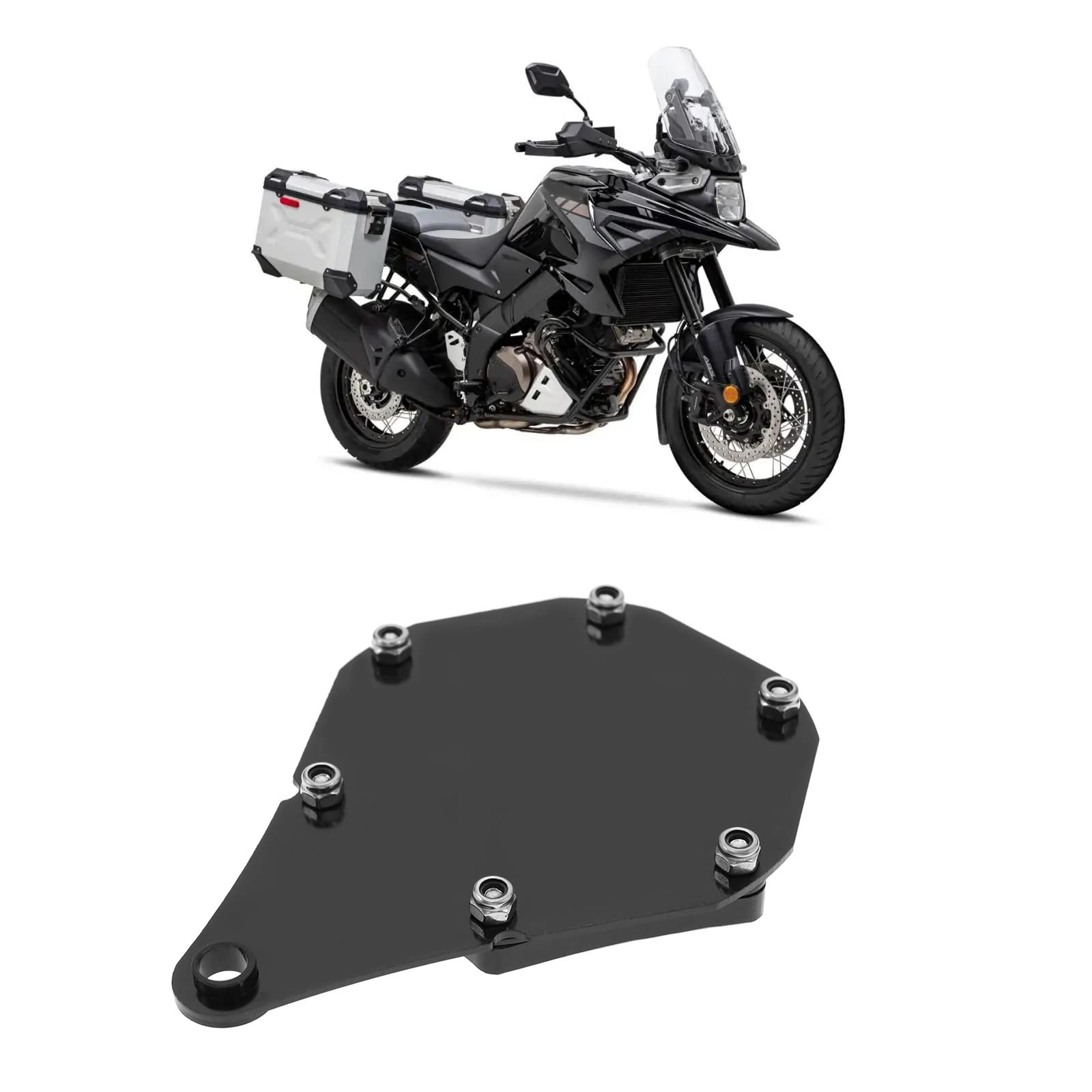 Soporte de disco de impuestos para motos con llave Allen aleación de aluminio impermeable disco de impuestos de motocicleta soporte de permiso para motocicletas scooters
