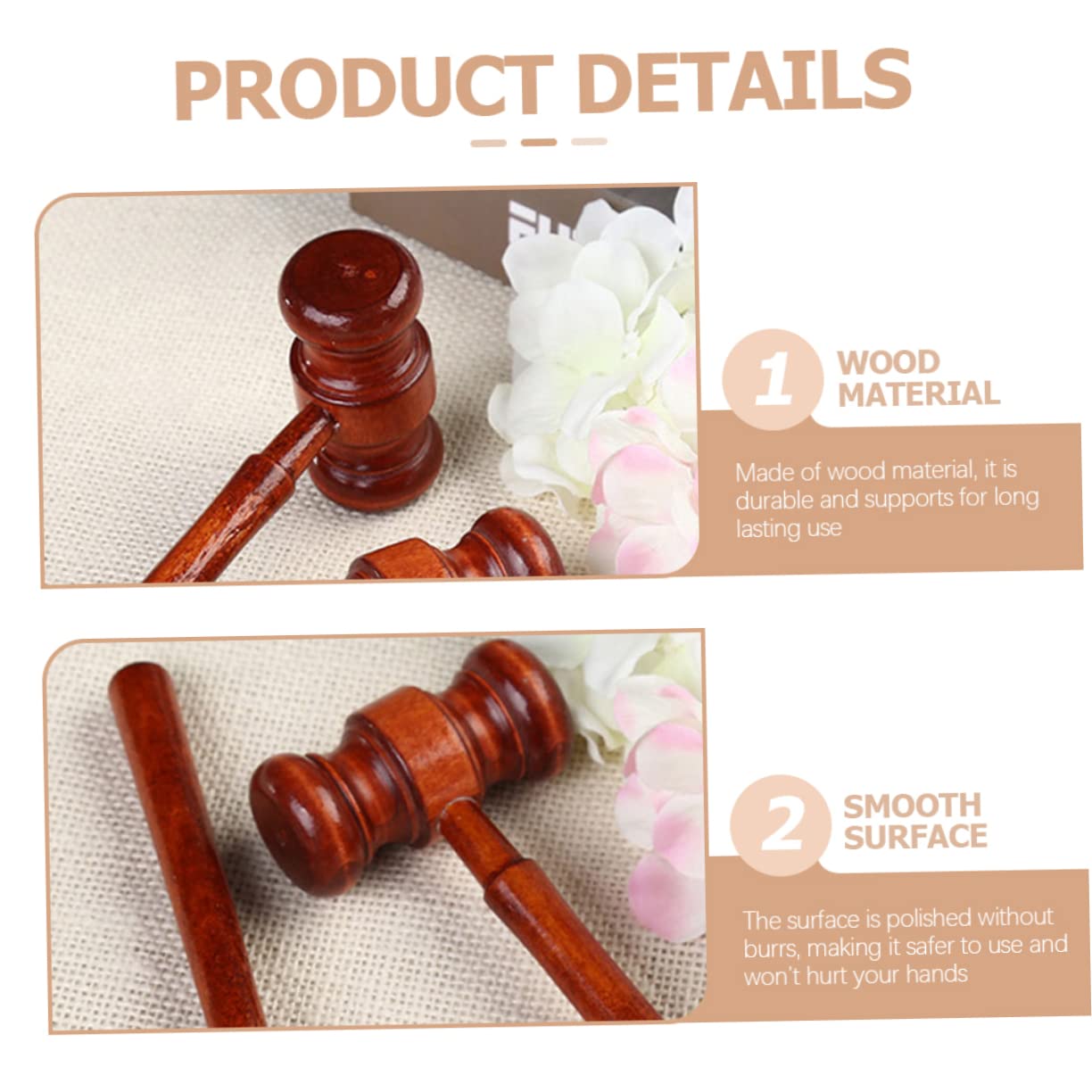 Alasum Lot De 2 Marteaux De Juge, Marteau, Avocat, Costume De, image size:1224x1224