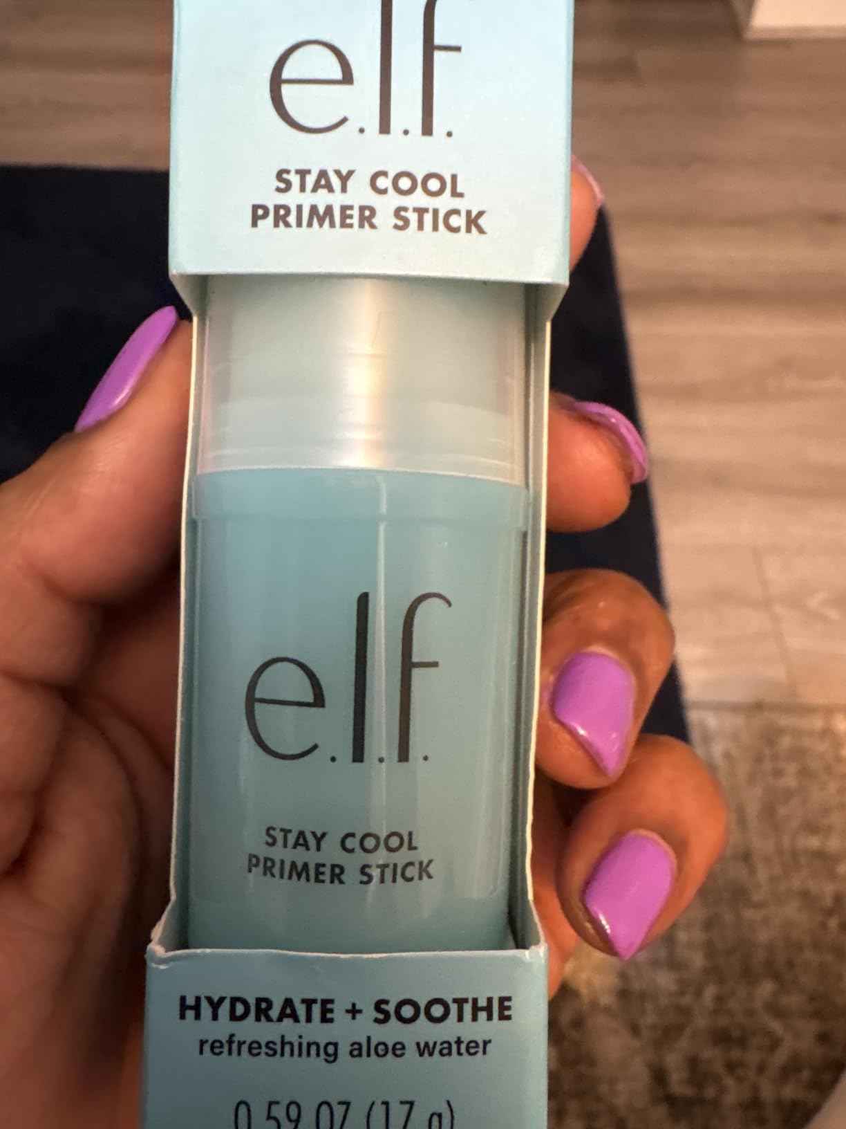 e.l.f. Stay Cool Primer Stick, Hydrating Gel Primer Preps Skin For Makeup, Imparts A Cooling Feel, Infused With Aloe Water, Vegan & Cruelty-Free