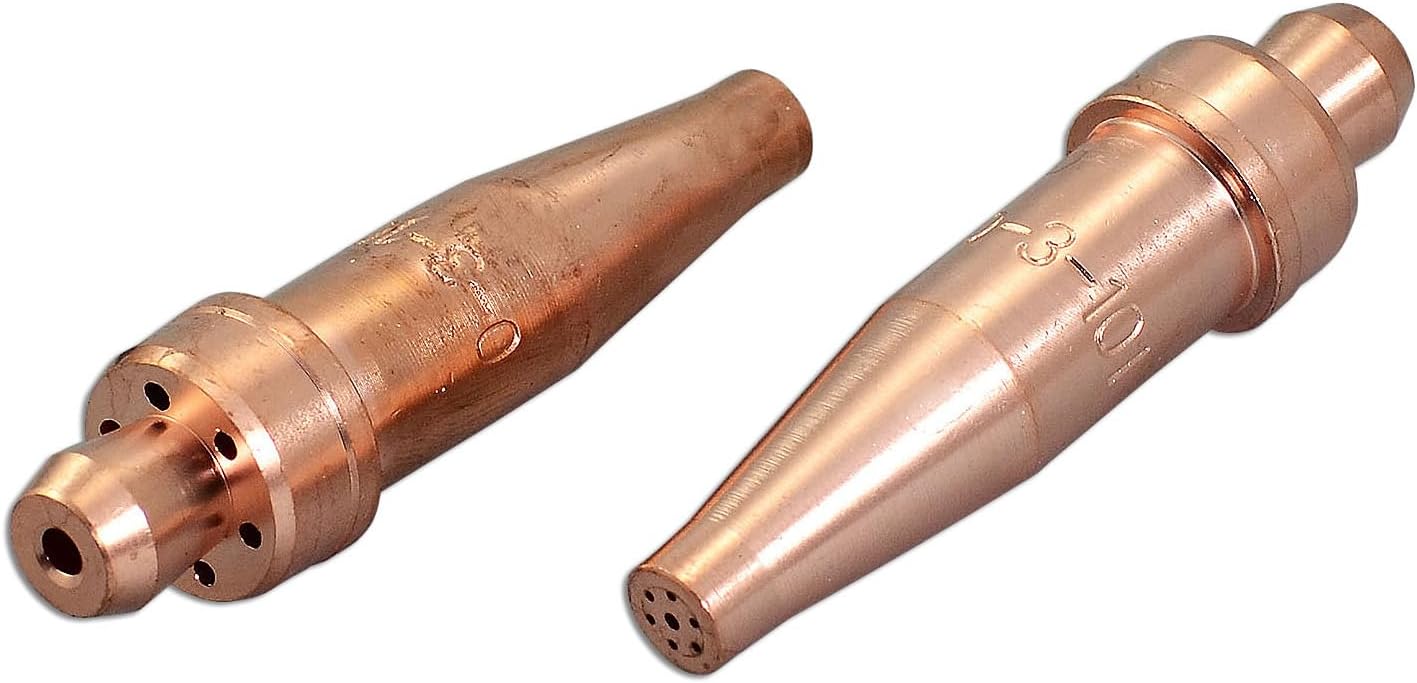 โ Acetylene Cutting Tips 3-101 Size 0 & 3-101-0 for Victor Style Oxygen Oxy Oxyfuel Cutter Torch Pack of 2