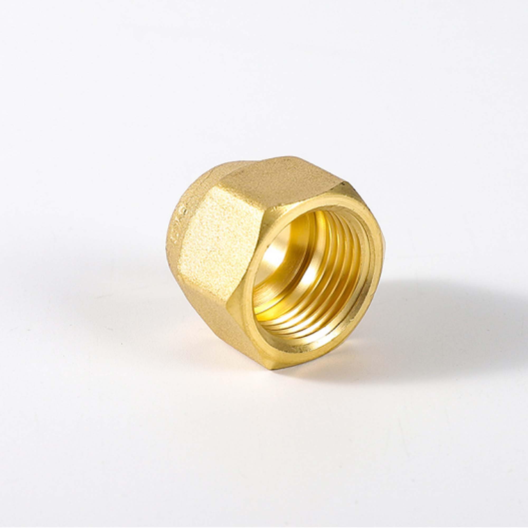 4 pcs Split éCrou à Sertir,Bouchon à Sertir En Laiton,Laiton éCrous à Sertir PièCes Climatisation Raccords,1/2 Pouce Pour Conduite De FrigorigèNe Climatisation,Adaptateur Pour Hvac (4''1/2)