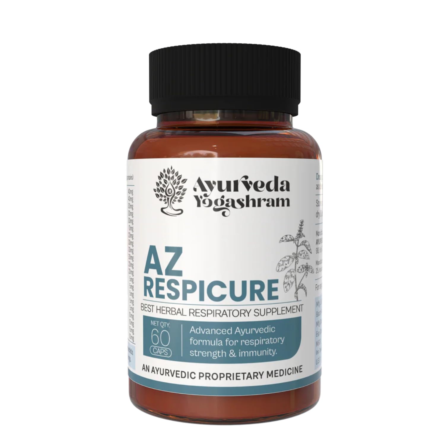AZ Respicure | Lungs Detox Supplement | Respiratory Immunity Booster | Approved by Ministry of Ayush, Govt. of India | Protect Lungs from Smoking & Pollution - 60 Veg Capsules-image-9