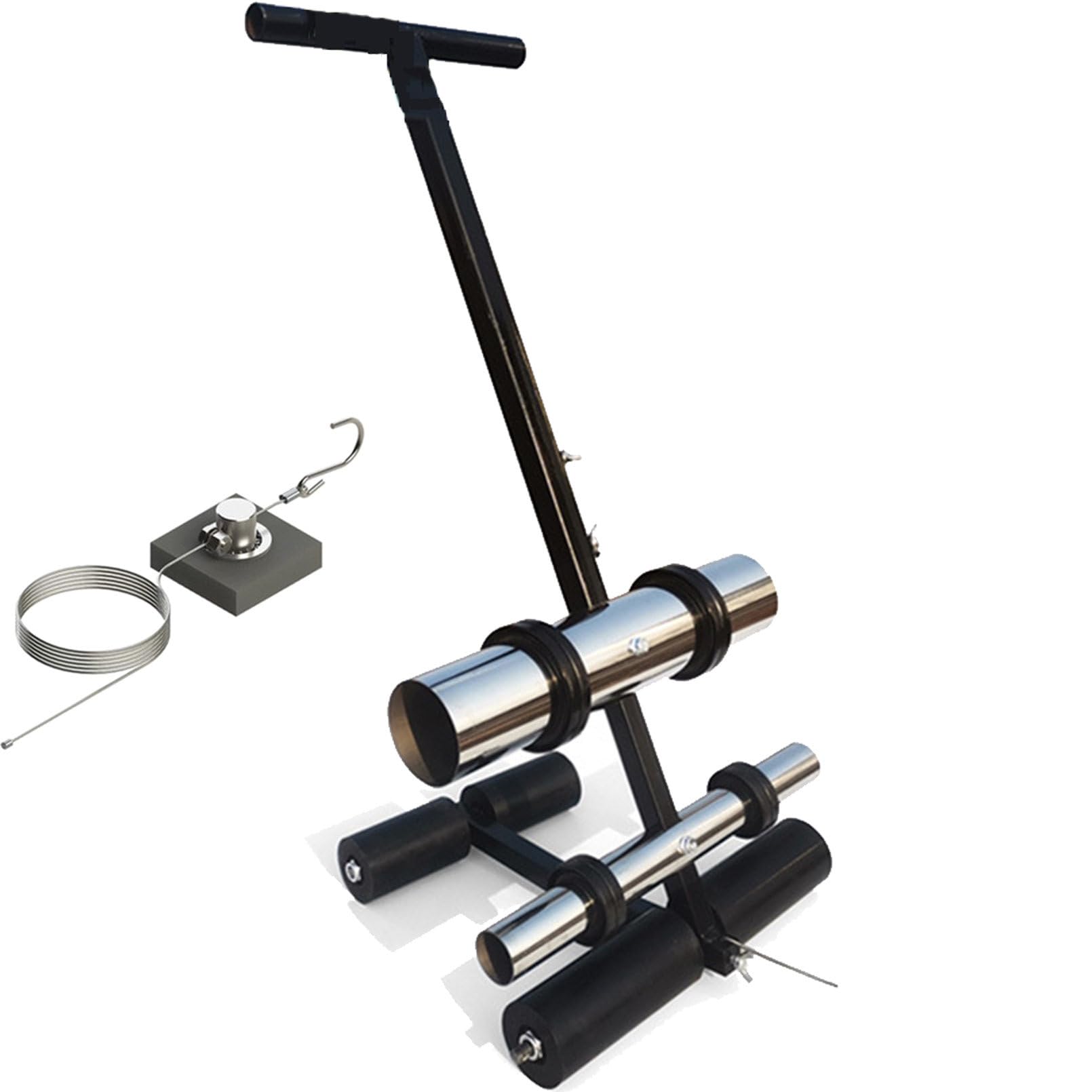 UMJIGF Manual Floor Tape Applicator, Basketball Court Marking Kit, for Line Marking/Spray Painting, with Drawing Circle Kit and Driveway, Asphalt or Concrete