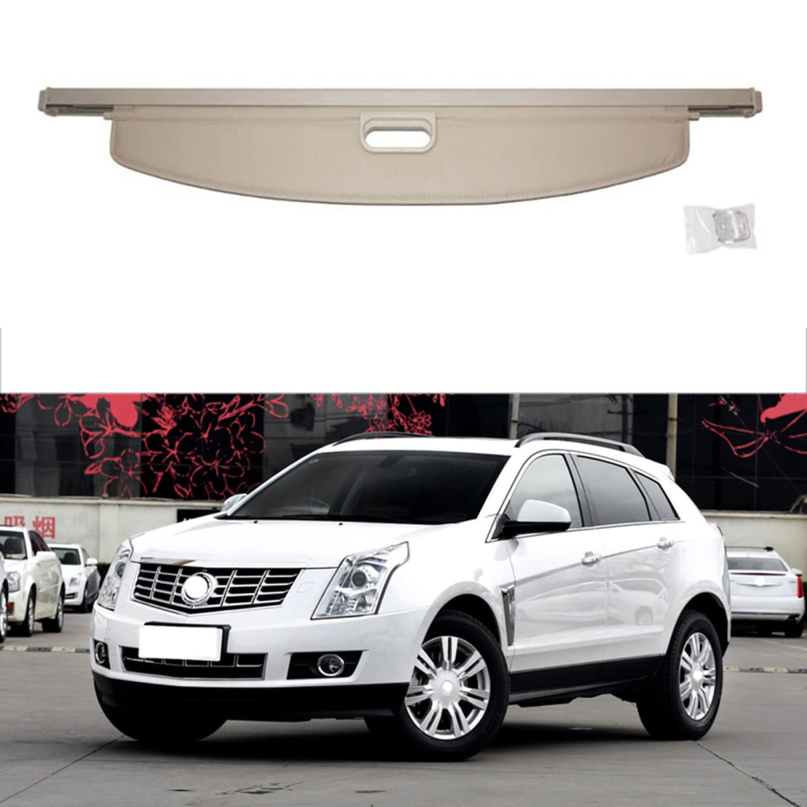 Amazon.co.jp: 車用トノカバー ​ロールシェード キャデラックSRX 2010  