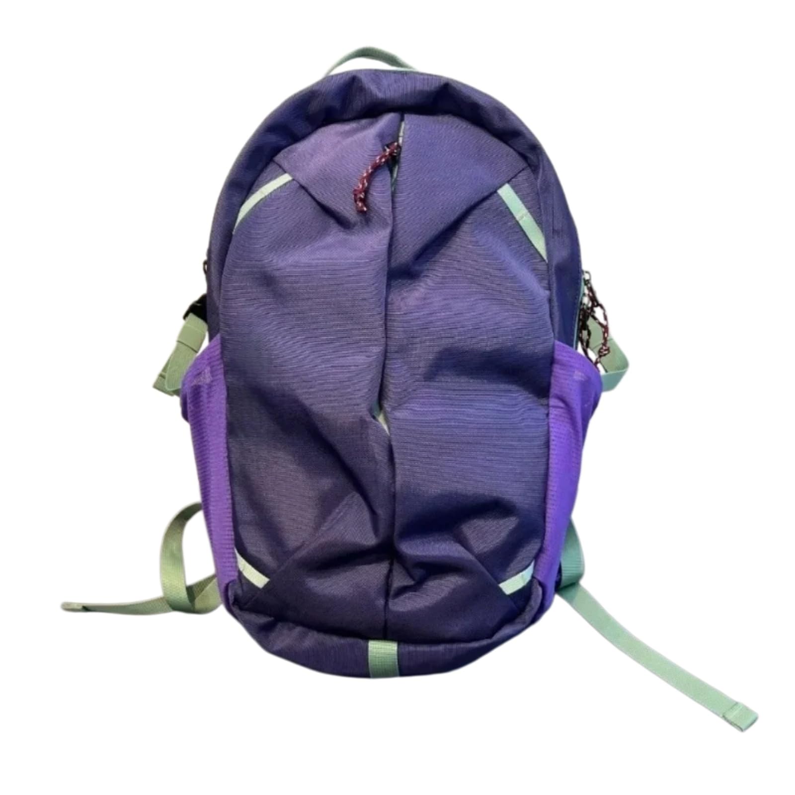Rucksack Frauen Leichtgewicht Laptop Rucksack, Stilvoller Farbe Block Nylon Mit Wasserdichtem Design-orange