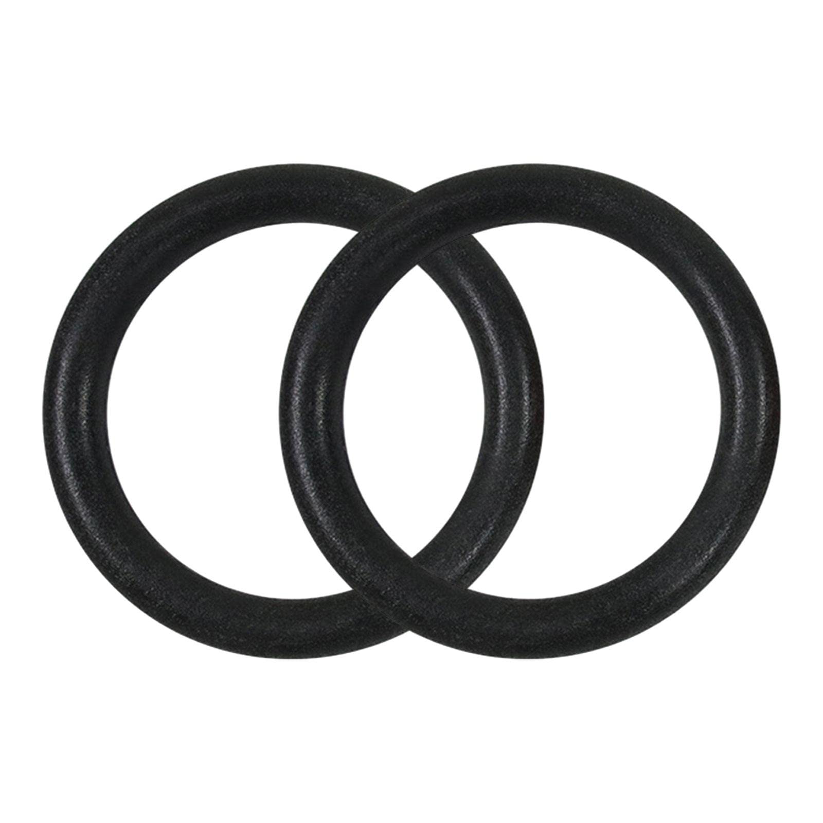 F Fityle 2X Anelli da Ginnastica Anelli da Allenamento per Donna Uomo Anelli Antiscivolo Allenamento Pull Up Anelli per Esercizi Anelli da Palestra