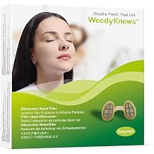 Allerscreen Nasal Filters - Seasonal and Dust Allergies Aid, Ultra-Thin Mesh for Breathability Combo Pack S/M/L/XL