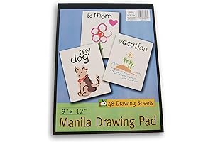 Essential Art Supply: 9x12 Manila Paper 50 ct