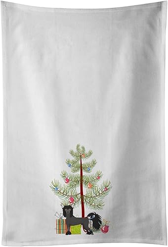 Miniatura 5 de Caroline's Treasures CK3489WTKT Tibetan Terrier - Juego de 2 toallas de cocina decorativas para baño, para manos, cara, cabello, yoga, té, cocina,