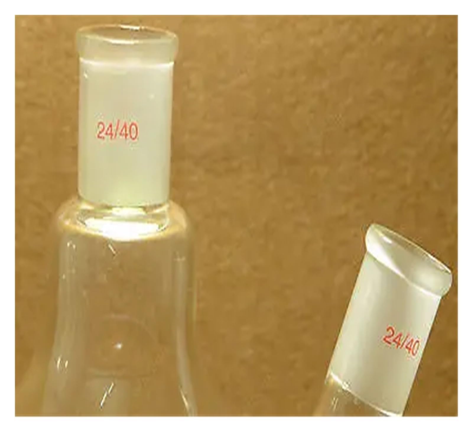 3000 ml, 24/40, 2 cuellos, matraz de vidrio con fondo, 3 L, cuellos gemelos, recipiente químico de laboratorio