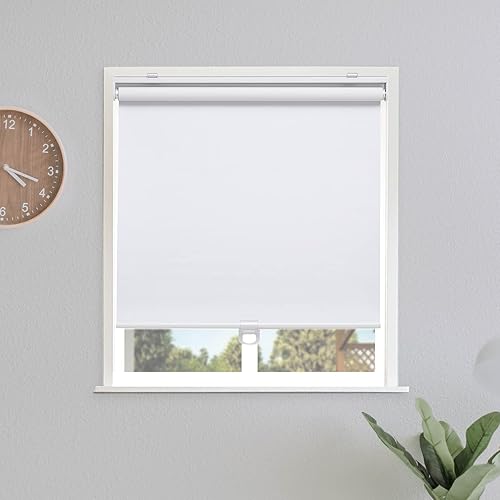 Persianas enrollables opacas sin cordones para ventanas, persianas para oscurecer la habitación, con aislamiento térmico, fáciles de instalar, para
