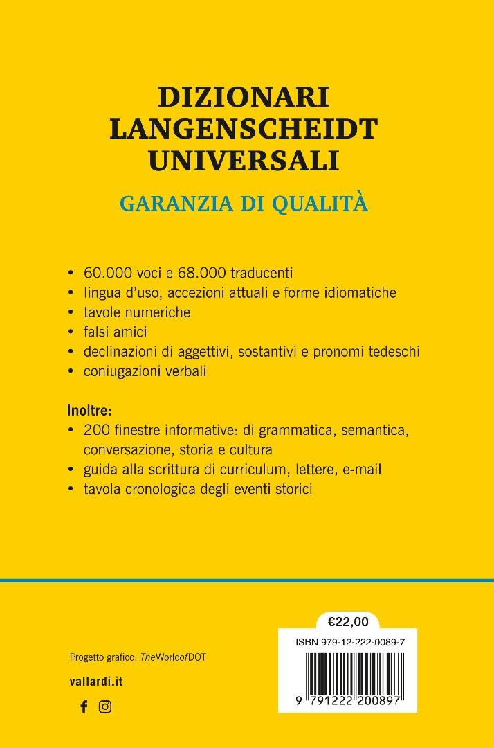 Dizionario tedesco Langenscheidt universale. Ediz. bilingue