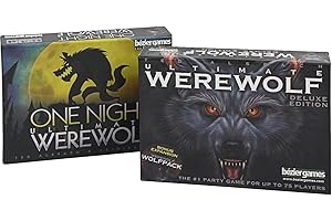Ultimate Werewolf Deluxe Edition and One Night Ultimate Werewolf Daybreak Board Game...