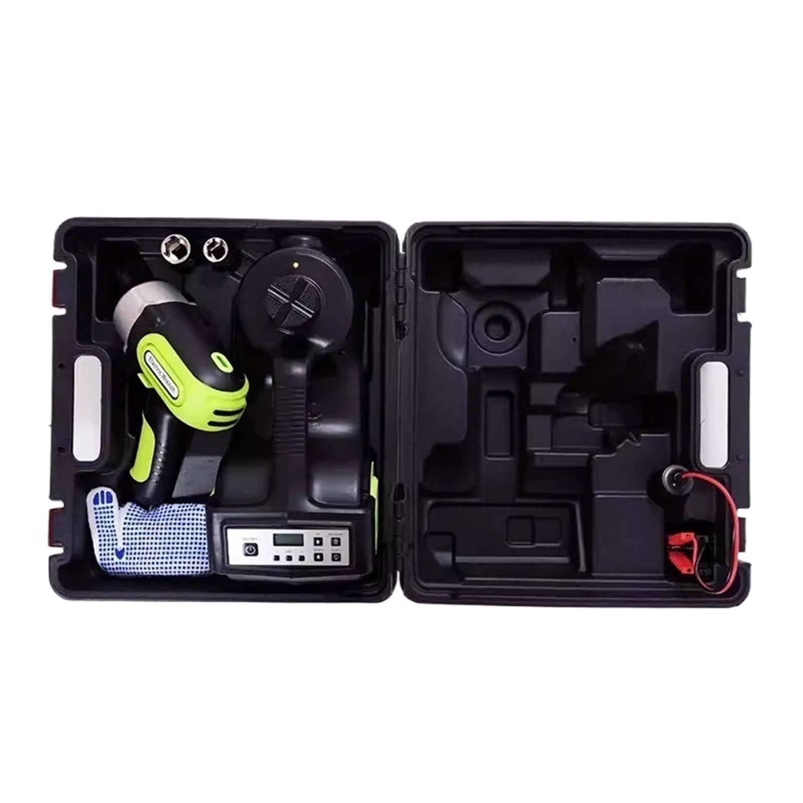 cric per auto sollevatore auto Kit martinetto per auto elettrica + avvitatore a impulsi martinetto idraulico portatile con luce a LED 13,5-36 CM strumento di riparazione per sollevamento pneumatici