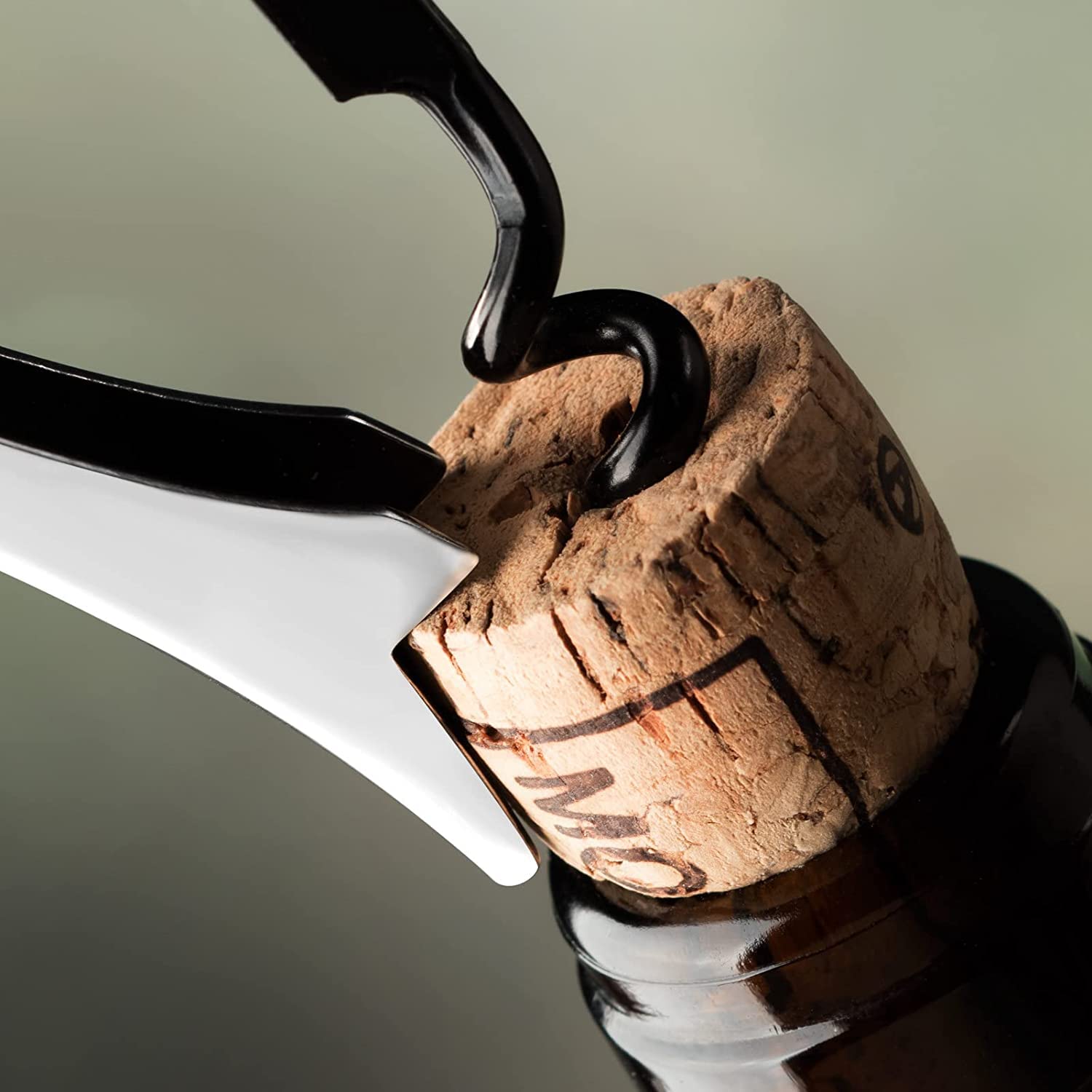 Cavatappi Professionale Allpeak - Apribottiglie Vino E Birra, Multifunzione, Nero