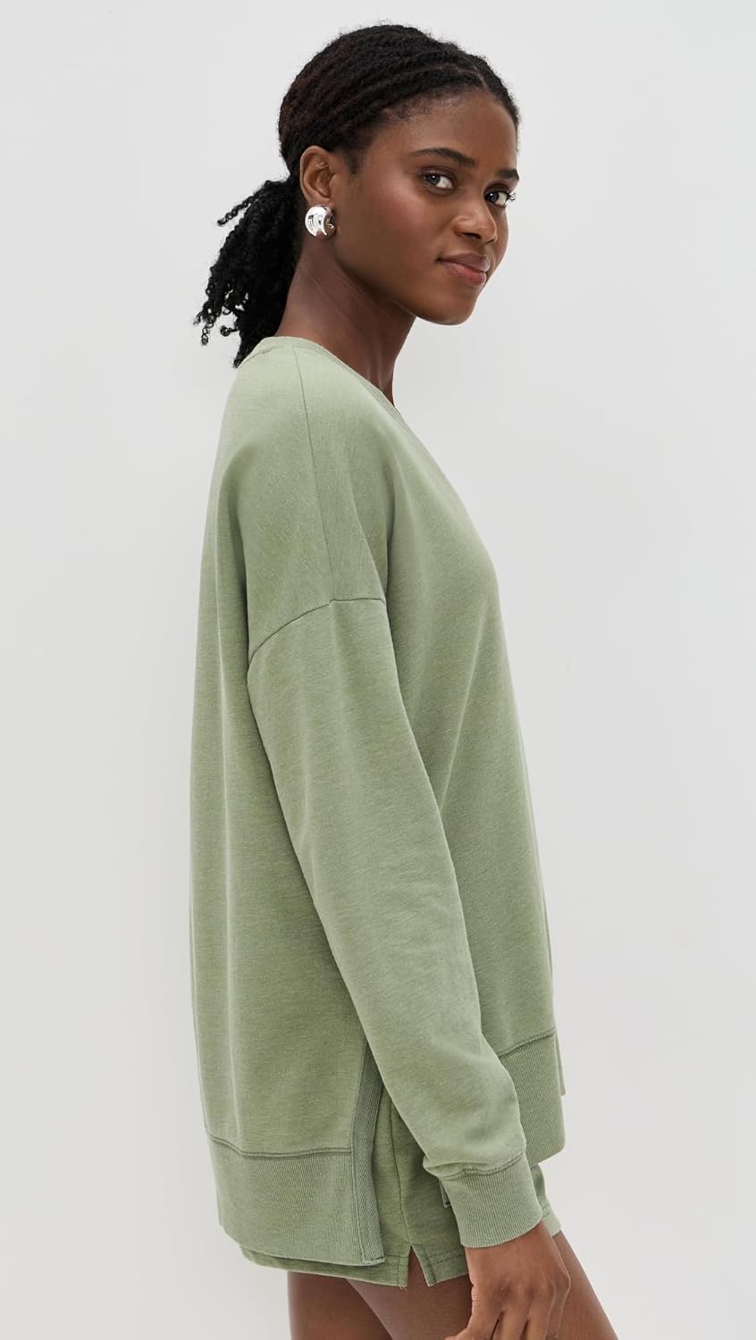 Z SUPPLY Women's V Neck Weekender Sweatshirt - Image 5