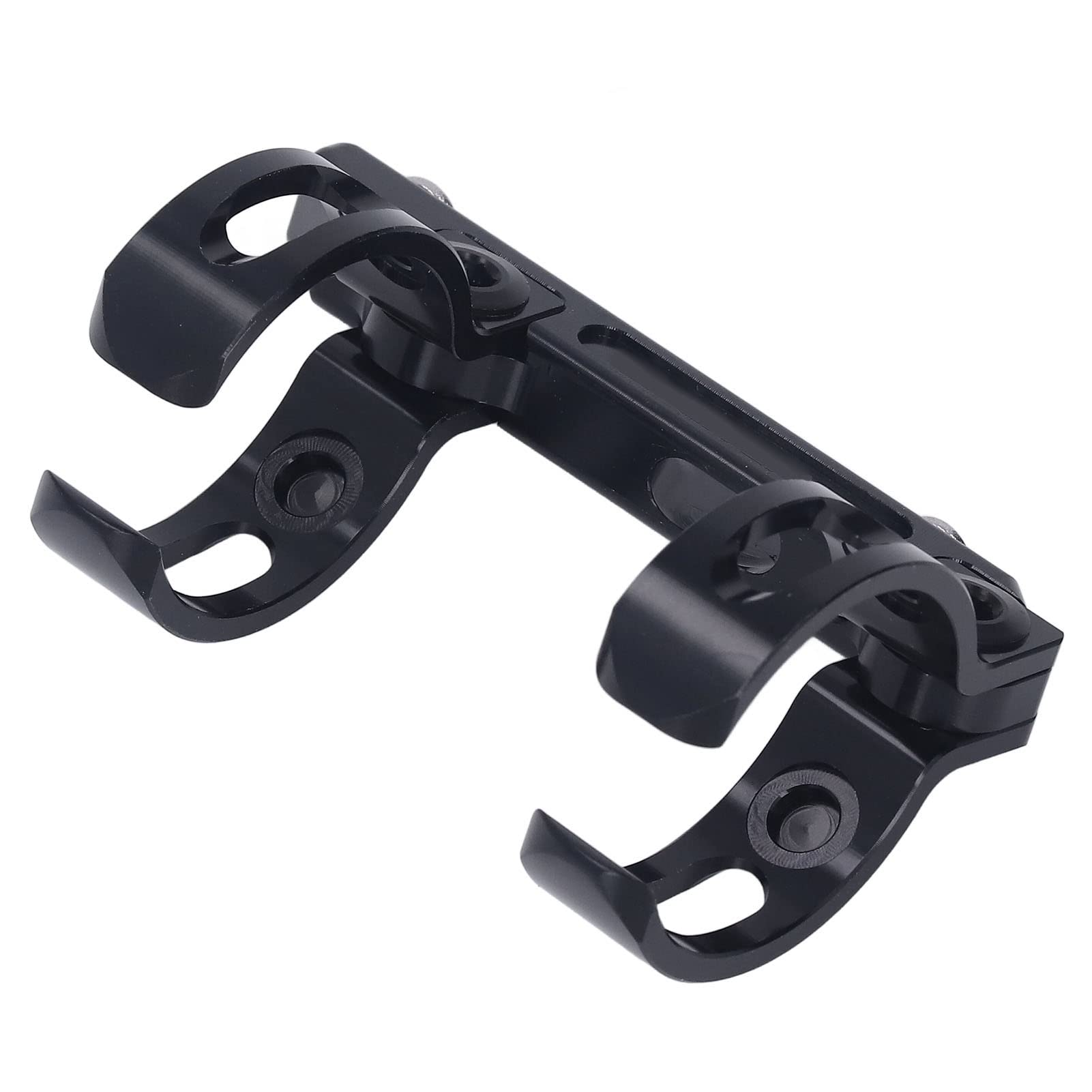 Soporte para tija de sillín de bicicleta, adaptador plegable de aleación de aluminio para botella de agua con almohadillas de goma para Birdy DAHON, se adapta a tuberías de menos de 35 mm