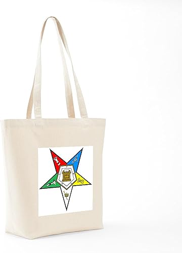 Miniatura 7 de CafePress Eastern Star Tote Bag Natural Canvas Tote Bag, Cloth Shopping Bag