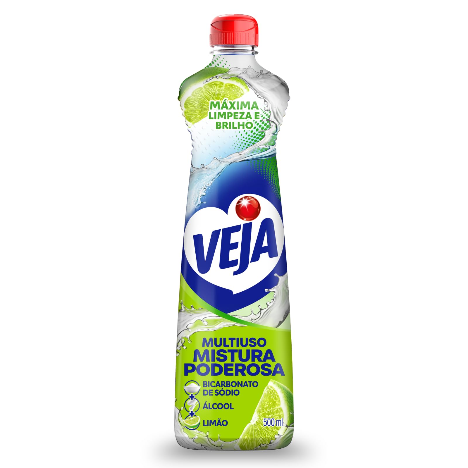 Limpador Multiuso Power Fusion Limão, Veja, 500Ml | Amazon.com.br