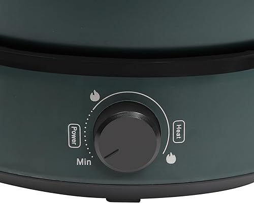 Miniatura 7 de Olla eléctrica con olla de inducción, sartén eléctrica antiadherente, olla eléctrica para quemador de cocina con olla Shabu Shabu, disfruta de una