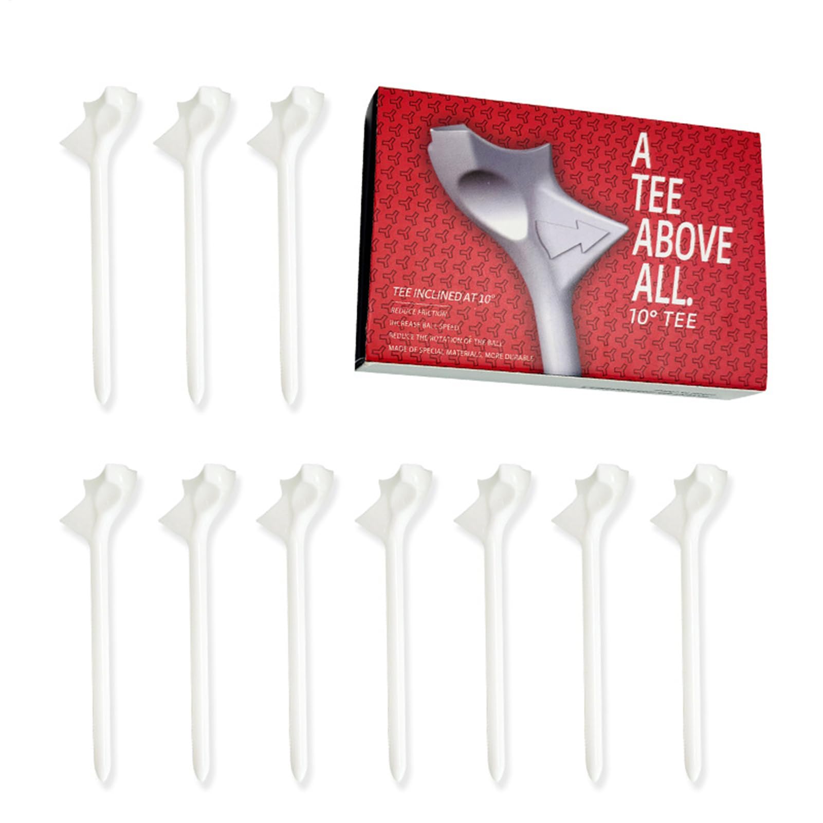 Path Golf Tees, Path Golf Tees, Stability Sports Accessories Longer Distance Holder for Men & Golfer